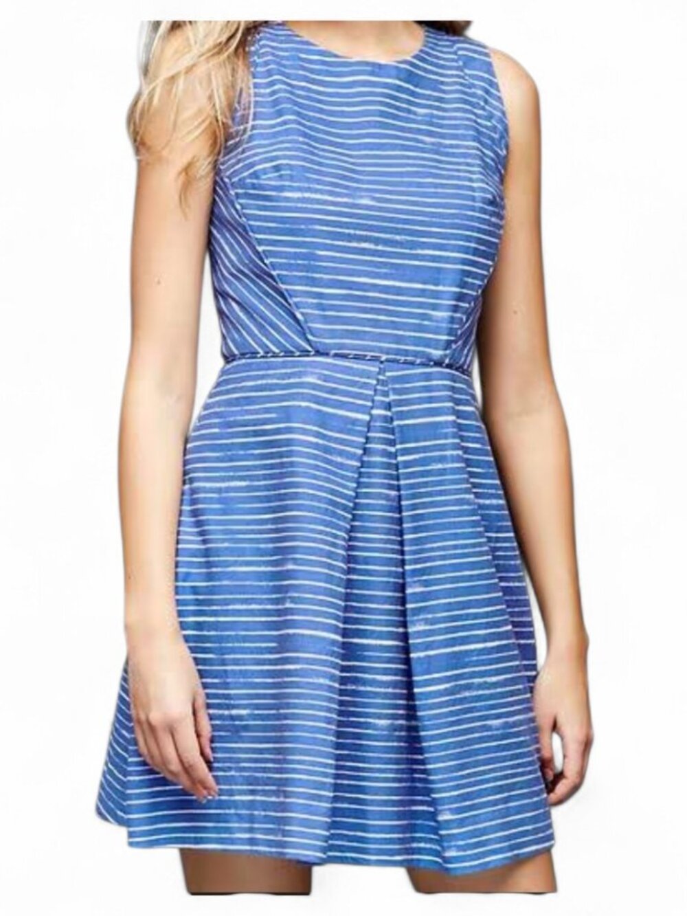 GAP Line-Cotton Classic Fit & Flare Coastal Old Money Nautical Chic Timeless